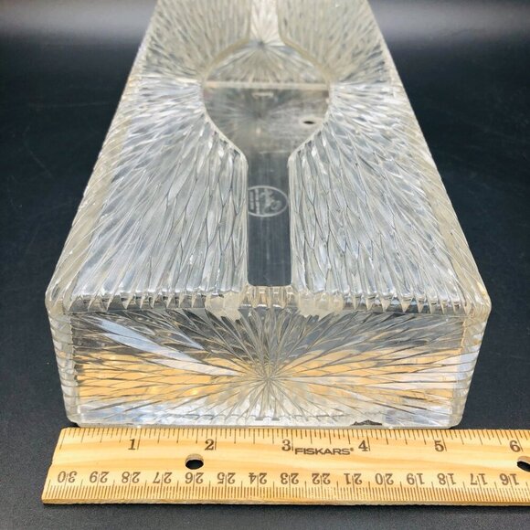 50s Celebrity NY Acrylic Tissue Box Cover Vanity or Wall Mount Hollywood Regency - Picture 11 of 15